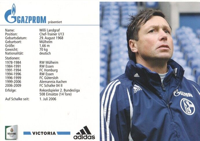 Autogramm Fussball | FC Schalke 04 | 2009 | Willi LANDGRAF