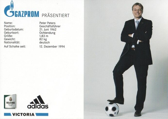 Autogramm Fussball | FC Schalke 04 | 2008 | Peter PETERS