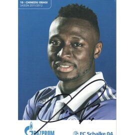 Autogramm Fussball | FC Schalke 04 | 2011 | Chinedu OBASI