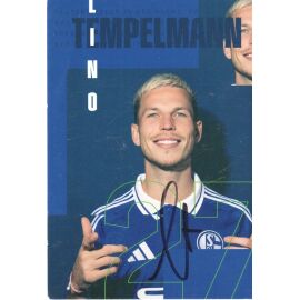 Autogramm Fussball | FC Schalke 04 | 2024 | Lino TEMPELMANN