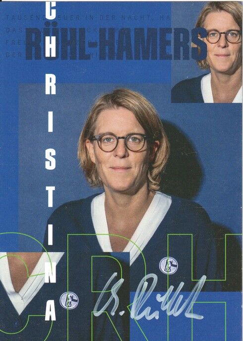 Autogramm Fussball | FC Schalke 04 | 2024 | Christina RÜHL-HAMERS