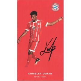 Autogramm Fussball | FC Bayern München | 2017 | Kingsley COMAN