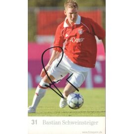 Autogramm Fussball | FC Bayern München | 2005 | Bastian SCHWEINSTEIGER