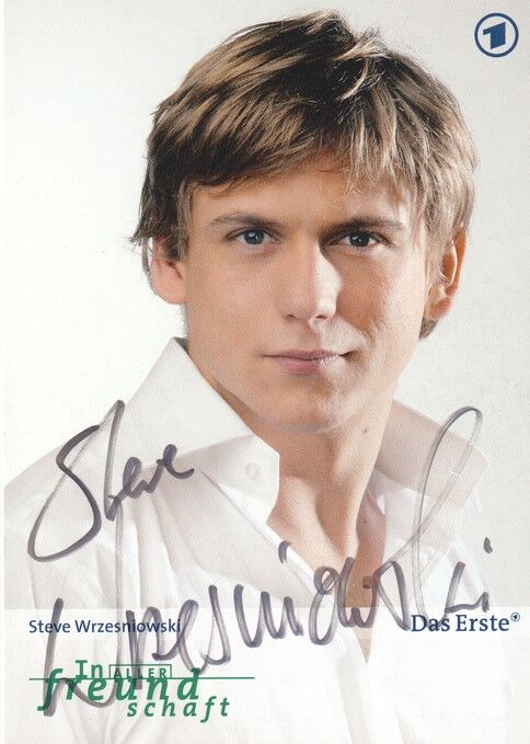 Autogramm TV | ARD | Steve WRZESNIOWSKI | 2006 "In Aller Freundschaft" (Portrait Color Jehnichen)