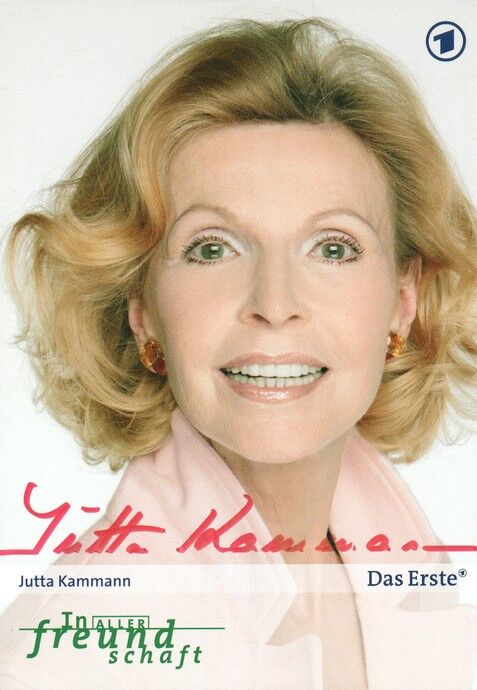 Autogramm TV | ARD | Jutta KAMMANN | 2007 "In Aller Freundschaft" (Portrait Color Thomas)