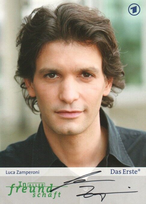 Autogramm TV | ARD | Luca ZAMPERONI | 2008 "In Aller Freundschaft" (Portrait Color Jehnichen)