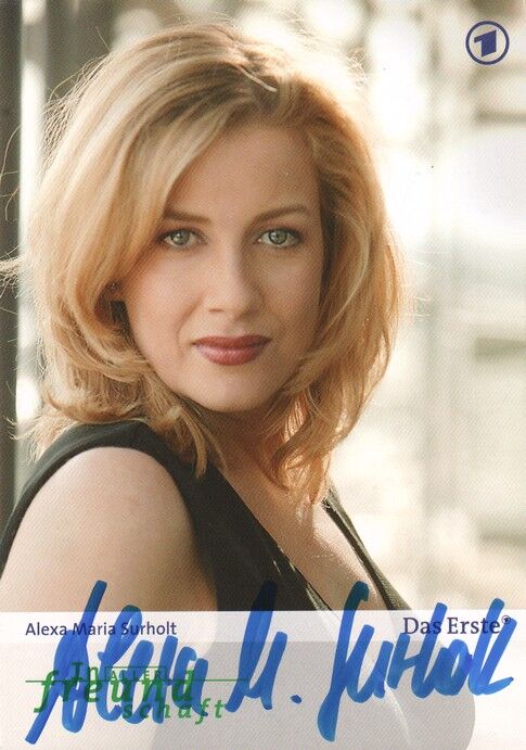 Autogramm TV | ARD | Alexa Maria SURHOLT | 2008 "In Aller Freundschaft" (Portrait Color Jehnichen)