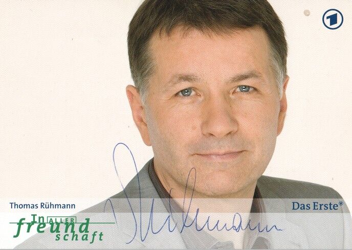 Autogramm TV | ARD | Thomas RÜHMANN | 2008 "In Aller Freundschaft" (Portrait Color Thomas)