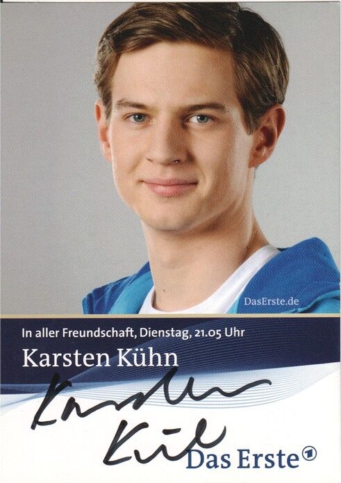 Autogramm TV | ARD | Karsten KÜHN | 2008 "In Aller Freundschaft" (Portrait Color Lüders)