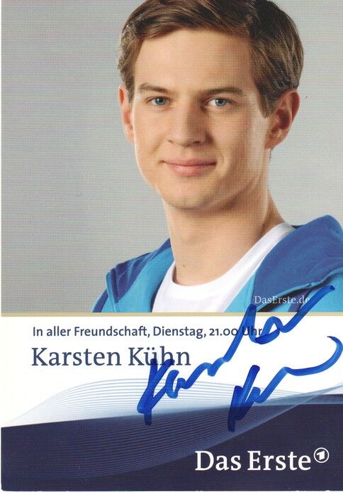 Autogramm TV | ARD | Karsten KÜHN | 2012 "In Aller Freundschaft" (Portrait Color Lüders)