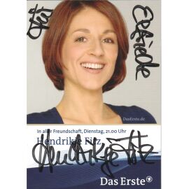 Autogramm TV | ARD | Hendrikje FITZ | 2002 "In Aller Freundschaft" (Portrait Color) Jehnichen