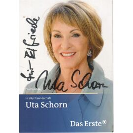 Autogramm TV | ARD | Uta SCHORN | 2010er "In Aller Freundschaft" Portrait Color Weber