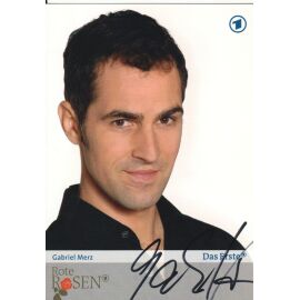 Autogramm TV | ARD | Gabriel MERZ | 2000er "Rote Rosen" (Portrait Color Manthey)