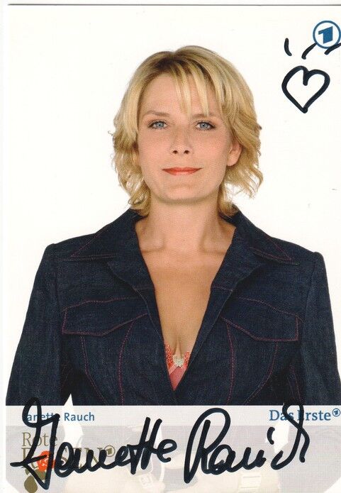 Autogramm TV | ARD | Janette RAUCH | 2000er "Rote Rosen" (Portrait Color Jander)