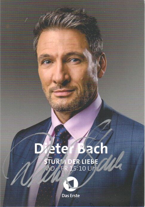 Autogramm TV | ARD | Dieter BACH | 2020er "Sturm Der Liebe" (Portrait Color Arnold)
