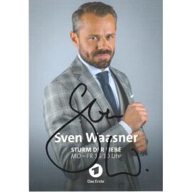Autogramm TV | ARD | Sven WAASNER | 2020er "Sturm Der Liebe" (Portrait Color Arnold)