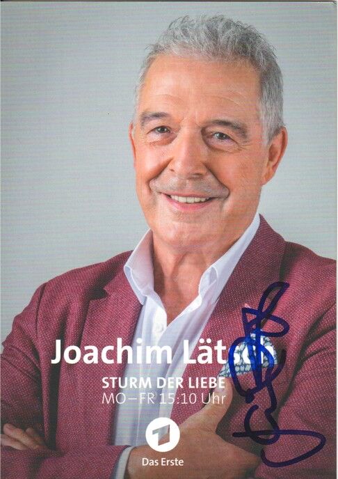 Autogramm TV | ARD | Joachim LÄTSCH | 2020er "Sturm Der Liebe" (Portrait Color Arnold)