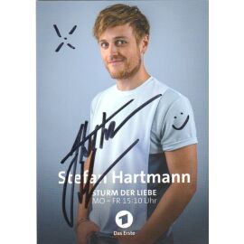 Autogramm TV | ARD | Stefan HARTMANN | 2020er "Sturm Der Liebe" (Portrait Color Arnold)