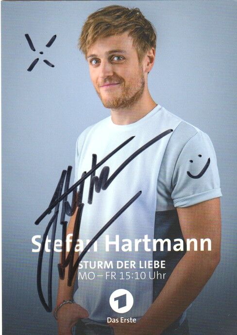 Autogramm TV | ARD | Stefan HARTMANN | 2020er "Sturm Der Liebe" (Portrait Color Arnold)