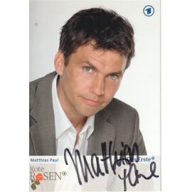 Autogramm TV | ARD | Matthias PAUL | 2007 "Rote Rosen" (Portrait Color Jander)