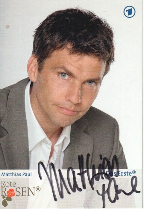 Autogramm TV | ARD | Matthias PAUL | 2007 "Rote Rosen" (Portrait Color Jander)