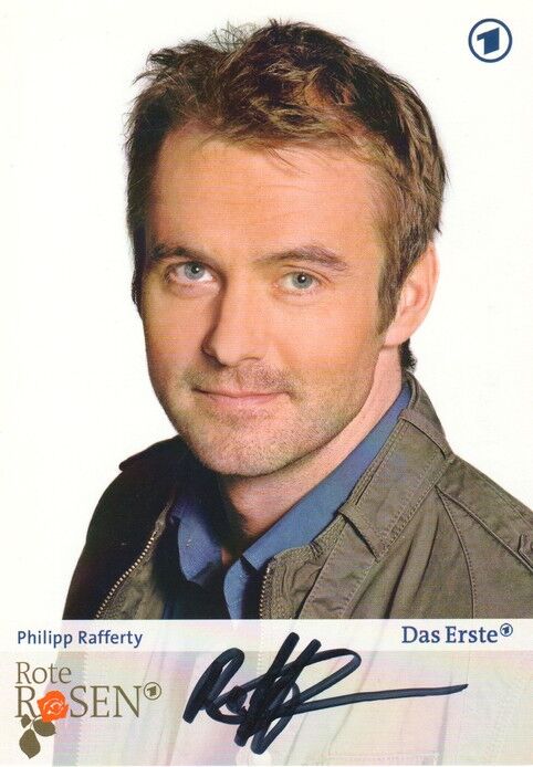 Autogramm TV | ARD | Philipp RAFFERTY | 2008 "Rote Rosen" (Portrait Color Manthey)