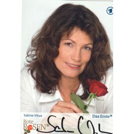 Autogramm TV | ARD | Sabine VITUA | 2007 "Rote Rosen" (Portrait Color Jander)