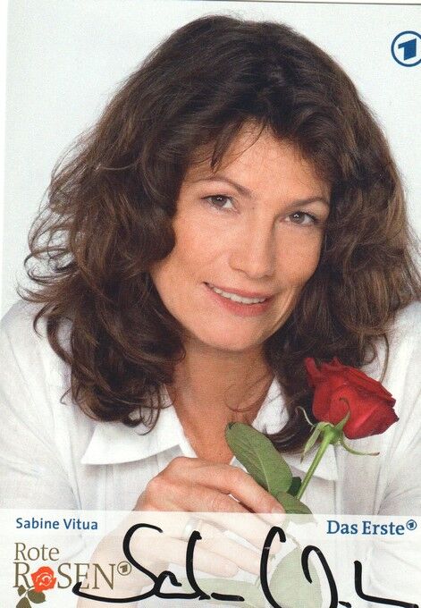 Autogramm TV | ARD | Sabine VITUA | 2007 "Rote Rosen" (Portrait Color Jander)