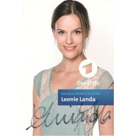 Autogramm TV | ARD | Leonie LANDA | 2010er "Rote Rosen" (Portrait Color Jander)