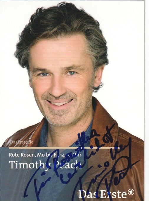 Autogramm TV | ARD | Timothy PEACH | 2010er "Rote Rosen" (Portrait Color Jander)
