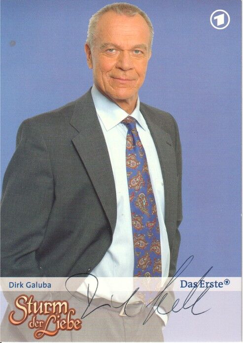 Autogramm TV | ARD | Dirk GALUBA | 2000er "Sturm Der Liebe" (Portrait Color Reiter)