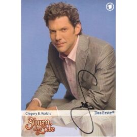 Autogramm TV | ARD | Gregory B. WALDIS | 2000er "Sturm Der Liebe" (Portrait Color Knoll)