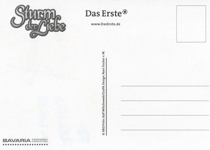Autogramm TV | ARD | Ivanka BREKALO | 2000er "Sturm Der Liebe" (Portrait Color Wilschewski)