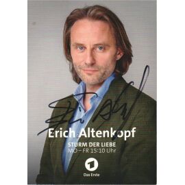 Autogramm TV | ARD | Erich ALTENKOPF | 2020er "Sturm Der Liebe" (Portrait Color Arnold)