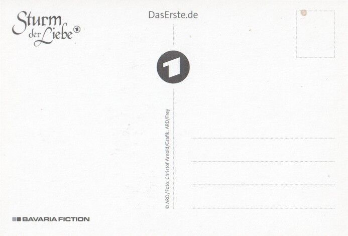 Autogramm TV | ARD | Erich ALTENKOPF | 2020er "Sturm Der Liebe" (Portrait Color Arnold)