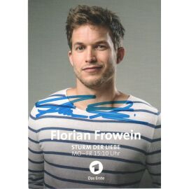 Autogramm TV | ARD | Florian FROWEIN | 2020er "Sturm Der Liebe" (Portrait Color Arnold)