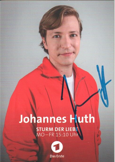 Autogramm TV | ARD | Johannes HUTH | 2020er "Sturm Der Liebe" (Portrait Color Arnold)