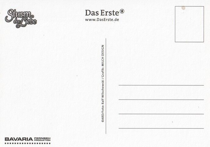 Autogramm TV | ARD | Mirjam HEIMANN | 2010er "Sturm Der Liebe" (Portrait Color Wilschewski)