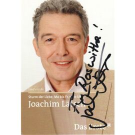Autogramm TV | ARD | Joachim LÄTSCH | 2010er "Sturm Der Liebe" (Portrait Color Paur)