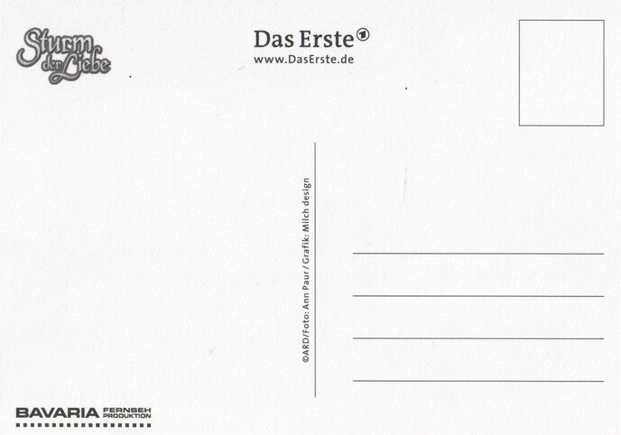 Autogramm TV | ARD | Joachim LÄTSCH | 2010er "Sturm Der Liebe" (Portrait Color Paur)