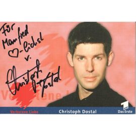 Autogramm TV | ARD | Christoph DOSTAL | 2000 "Verbotene Liebe" (Portrait Color Glitsch)