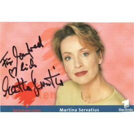 Autogramm TV | ARD | Martina SERVATIUS | 2000 "Verbotene Liebe" (Portrait Color Glitsch)