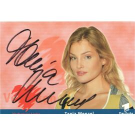 Autogramm TV | ARD | Tanja WENZEL | 2000 "Verbotene Liebe" (Portrait Color Glitsch)
