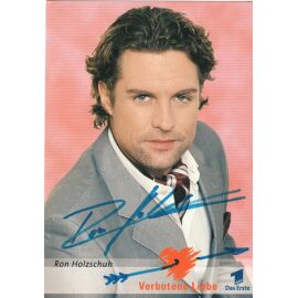 Autogramm TV | ARD | Ron HOLZSCHUH | 2000er "Verbotene Liebe" (Portrait Color Glitsch)
