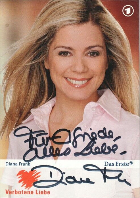 Autogramm TV | ARD | Diana FRANK | 2008 "Verbotene Liebe" (Portrait Color)