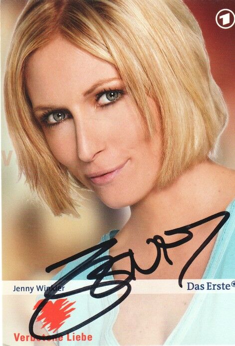 Autogramm TV | ARD | Jenny WINKLER | 2008 "Verbotene Liebe" (Portrait Color)