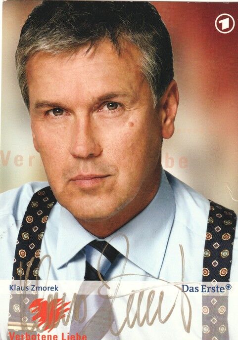 Autogramm TV | ARD | Klaus ZMOREK | 2008 "Verbotene Liebe" (Portrait Color)