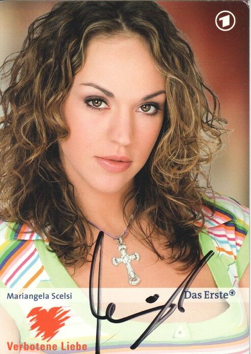 Autogramm TV | ARD | Mariangela SCELSI | 2008 "Verbotene Liebe" (Portrait Color)