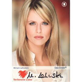 Autogramm TV | ARD | Miriam LAHNSTEIN | 2008 "Verbotene Liebe" (Portrait Color)