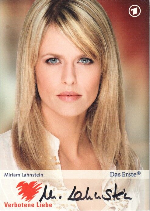 Autogramm TV | ARD | Miriam LAHNSTEIN | 2008 "Verbotene Liebe" (Portrait Color)